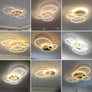 Modern minimalist dimmable LED chandelier for indoor lighting