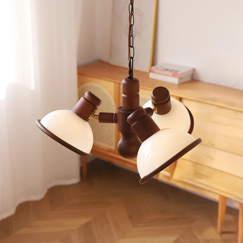 Romantic retro chandelier with LED lighting for interiors