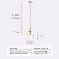 Luxury LED Nordic style modern pendant chandelier