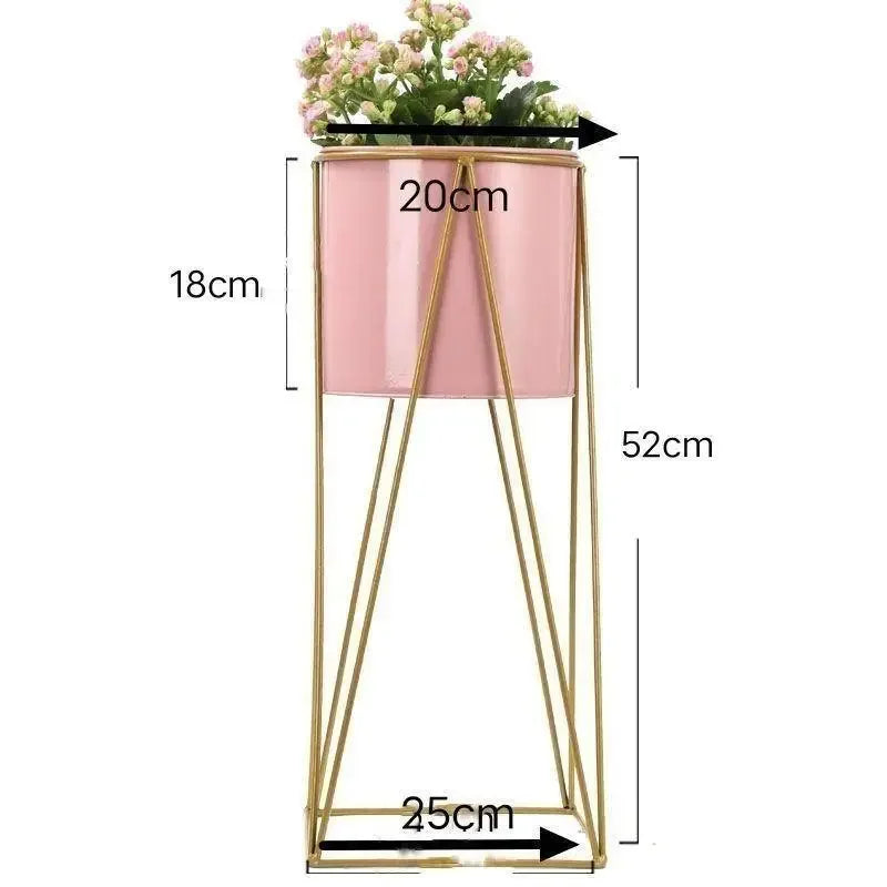 elegant wrought iron stand for indoor plants and flowers