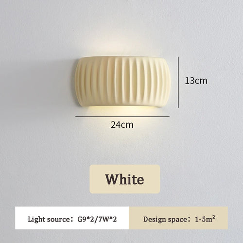applique murale led décorative en résine pour éclairage intérieur - vue 3 sur 13