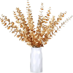Set of 5 artificial eucalyptus branches for floral decoration