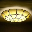 Mediterranean bohemian Tiffany stained glass chandelier for interior decor