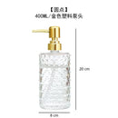 glass bottle for disinfectant lotion and soap dispenser