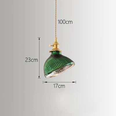 Minimalist glass chandelier creative design hanging light - vue 12 sur 14
