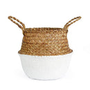 woven wicker basket for versatile storage and decoration
