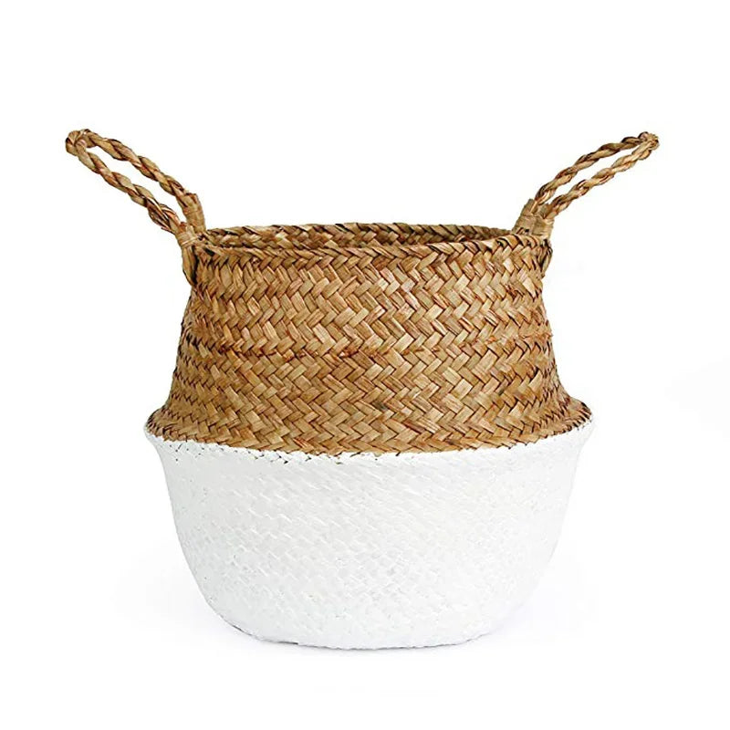 woven wicker basket for versatile storage and decoration - vue 18 sur 18