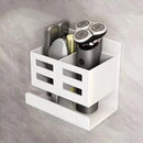 Multifunctional toothbrush holder for bathroom storage