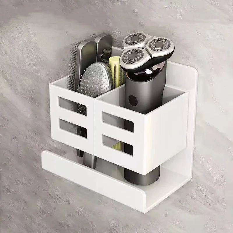 Multifunctional toothbrush holder for bathroom storage