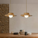 Simple nordic wabi sabi style LED pendant light for restaurant
