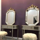 Nordic hanging decorative mirror for elegant makeup