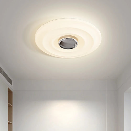 Modern round LED ceiling light for decorative indoor lighting - vue 6 sur 10