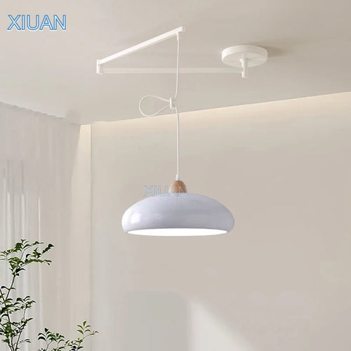 Modern swinging arm LED pendant light - vue 2 sur 30