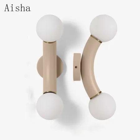 Creative moon-shaped decorative wall light for indoor lighting