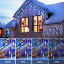 Christmas window LED decorations with 8 flashing modes