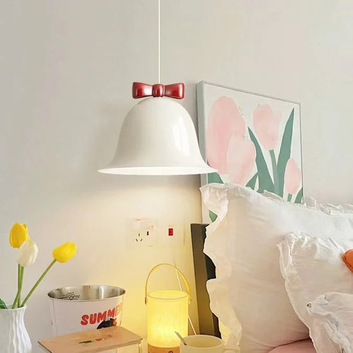 Children's pendant light with bow tie - vue 4 sur 19