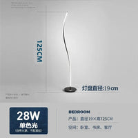 LED floor lamps with silica gel for living room or study