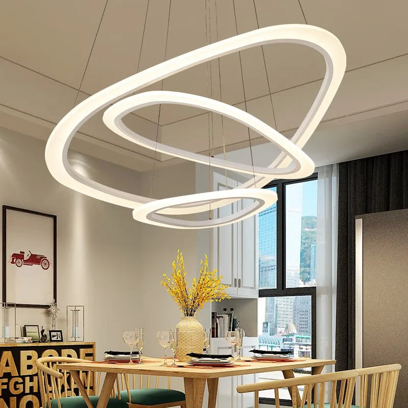 Modern LED pendant light for elegant interior decor