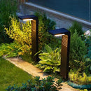 Solar garden light outdoor waterproof LED pathway bollard 2200mAh