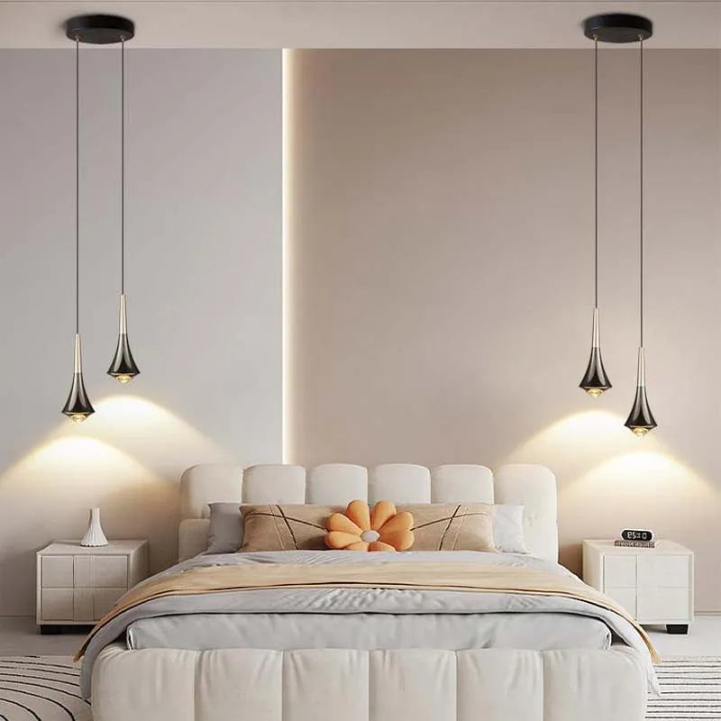 Modern full spectrum adjustable LED chandelier for bar and restaurant - vue 3 sur 11