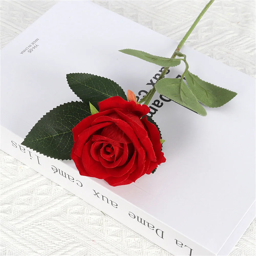 Artificial rose bouquet for weddings, Christmas or Valentine's Day - vue 7 sur 14