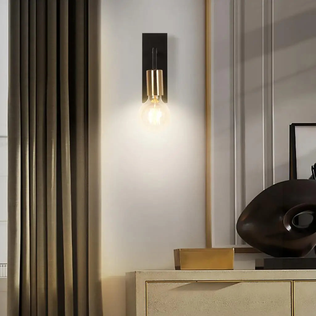 Modern vintage loft LED wall light for indoor home lighting - vue 8 sur 8