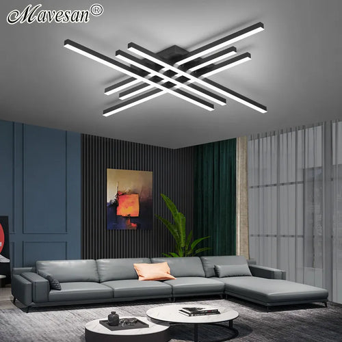Long LED strip ceiling light - vue 2 sur 18