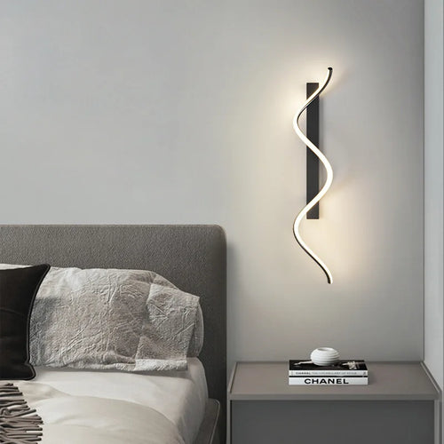 Modern LED wall light for contemporary interior decor