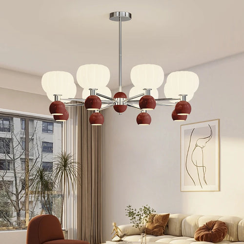 Modern LED pendant chandelier with up and down lighting - vue 2 sur 18