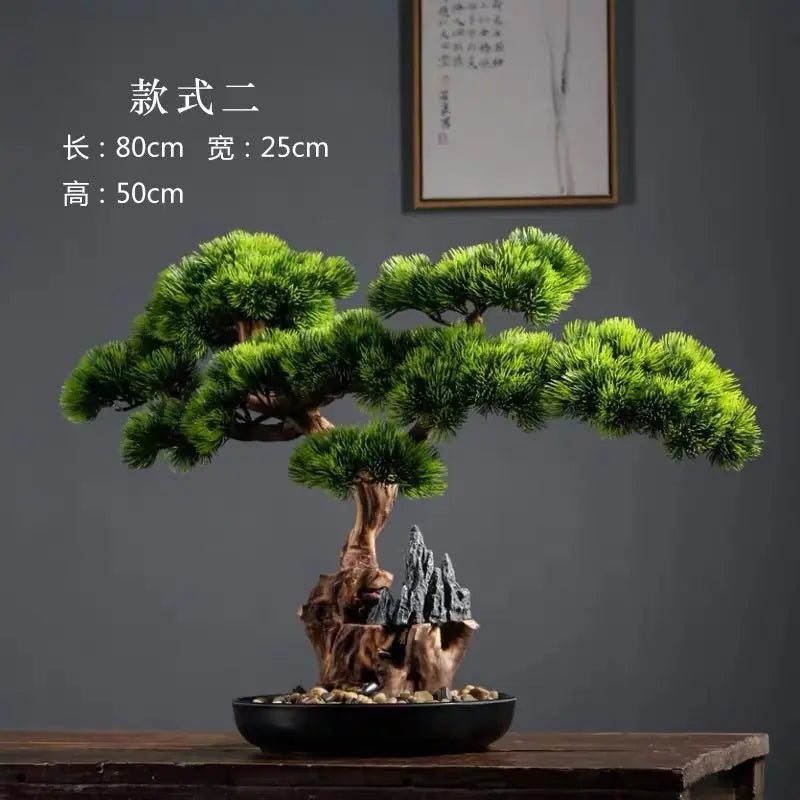 Bonsai ornament for indoor and outdoor landscaping