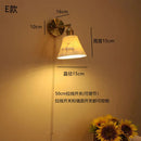 Antique LED wall light with pull switch