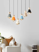 Postmodern bedside lamp with designer lighting for interior decor