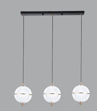 Modern acrylic ball pendant light for restaurant and bar