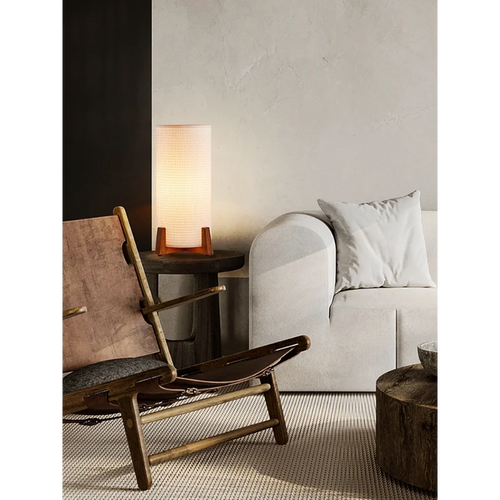 Wabi-sabi Japanese retro style creative floor lamp - vue 3 sur 7