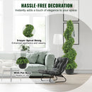Decorative artificial spiral topiary plant for Christmas