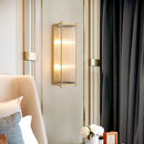 Modern decorative gold and silver crystal LED wall light