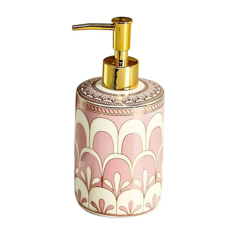 luxury ceramic soap dispenser for hotel refillable - vue 13 sur 12
