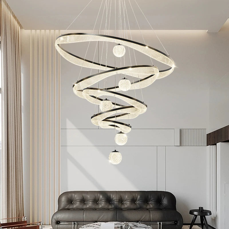 Modern LED pendant light for elegant indoor lighting - vue 4 sur 22