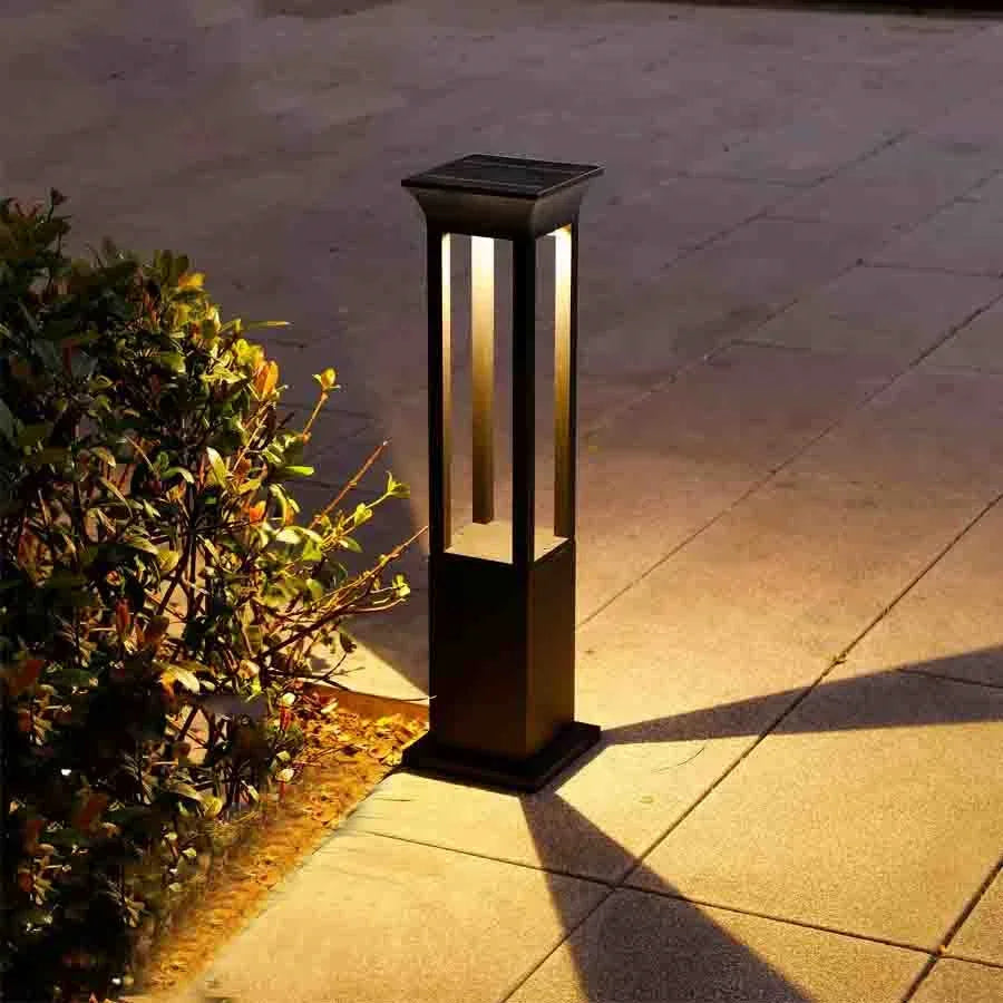 Aluminium outdoor solar garden light