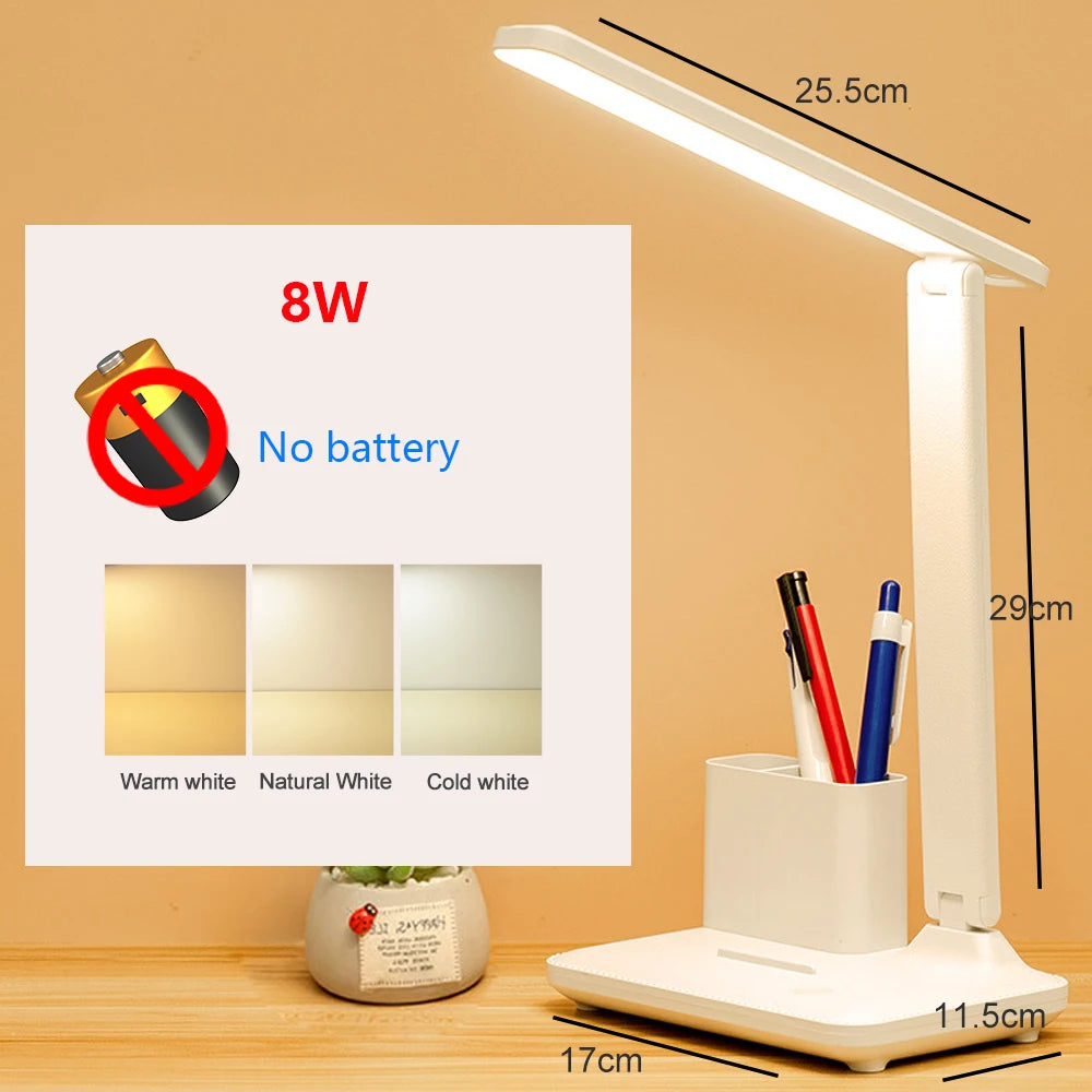 Usb touch led desk lamp with eye protection - vue 17 sur 29