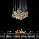 Nordic glass LED chandelier for interior decoration