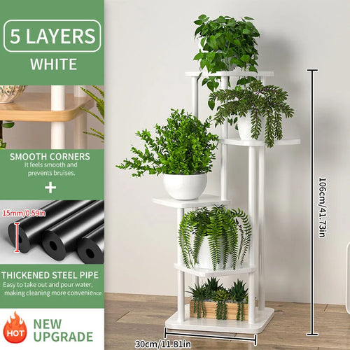 support en bois pour plantes et pots de fleurs intérieur - vue 13 sur 12