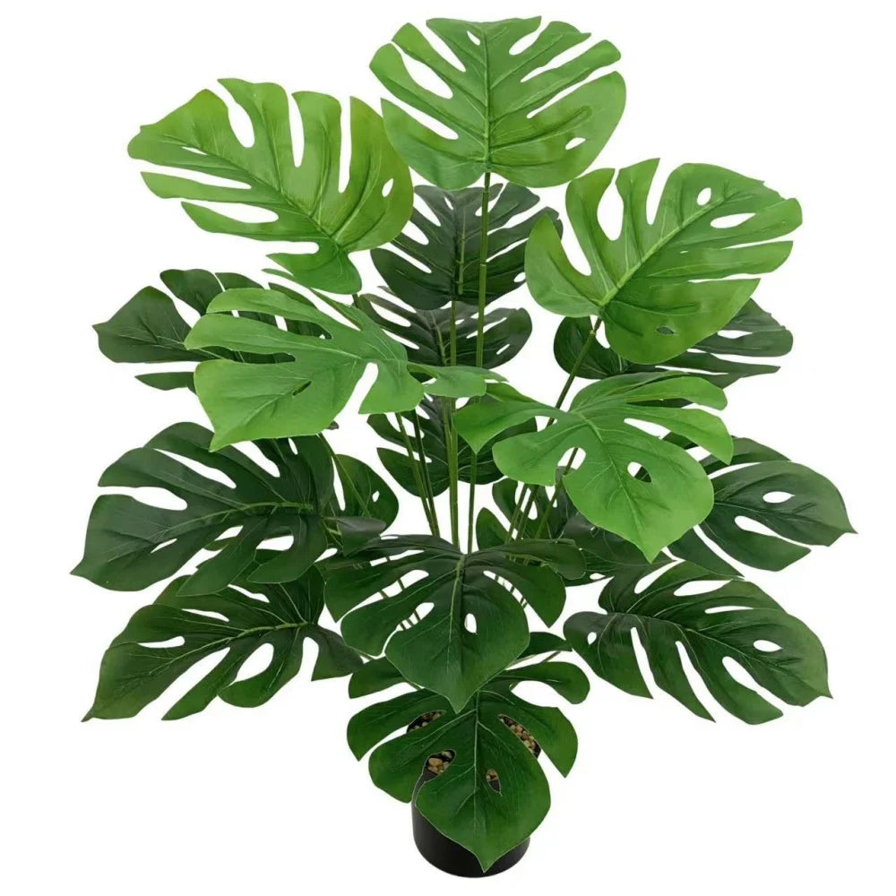 Artificial plants with large decorative leaves for indoors and offices - vue 14 sur 24