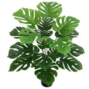 Artificial plants with large decorative leaves for indoors and offices