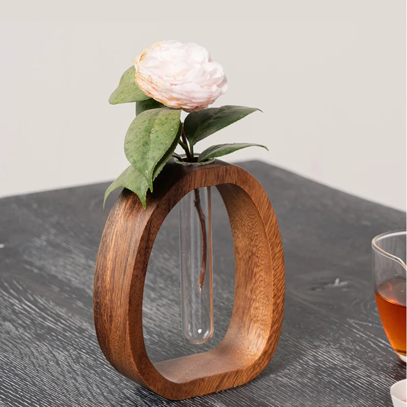 solid wood utensil for creative and simple flower arrangement