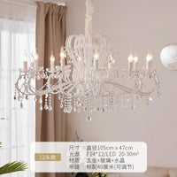 Retro crystal nordic chandelier for living room and dining room