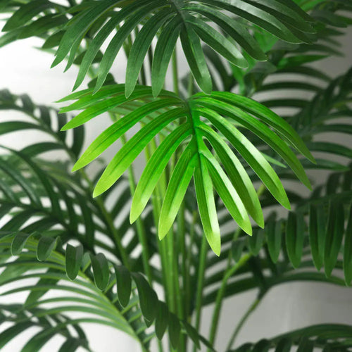 Large artificial palm tree tropical foliage indoor outdoor decoration - vue 11 sur 11