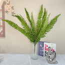 Artificial fern leaves for festive decoration, set of 14
