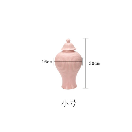 decorative ceramic tea and ginger jar with lid - vue 12 sur 12