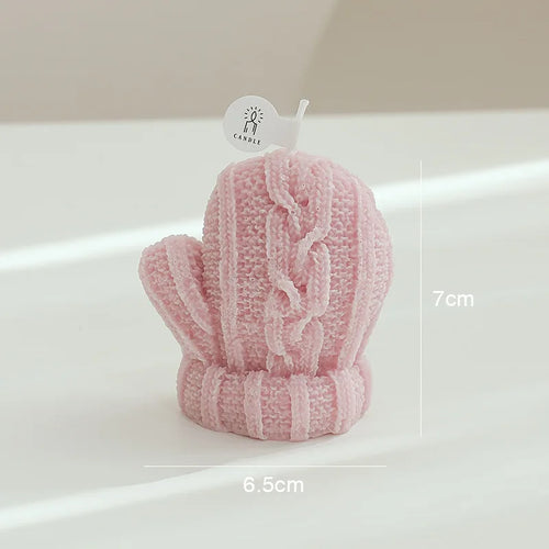 cute handmade glove shaped scented candle party decoration - vue 11 sur 10